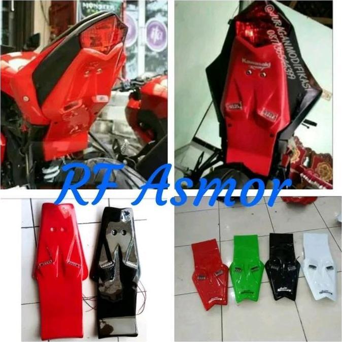 Undertail + lampu sen ninja rr mono fender ninja 250 rr mono tail tidy