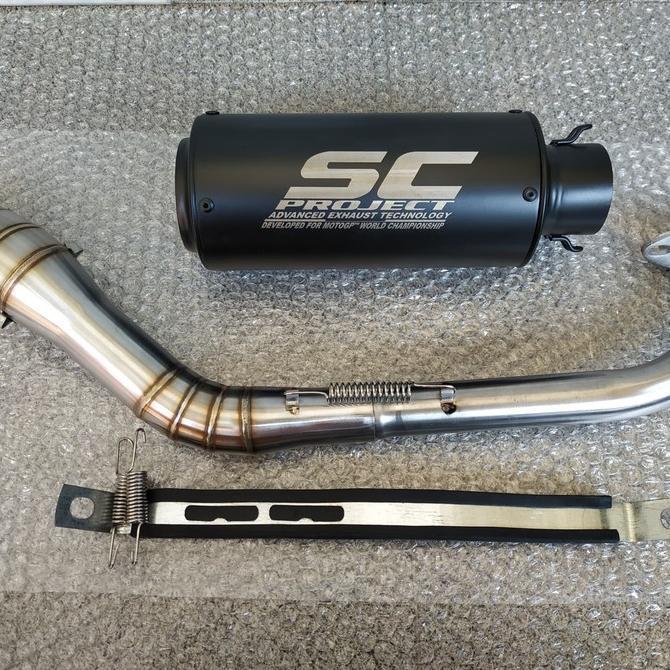 RAVELLEVAULT KNALPOT SC PROJECT CBR 150R R15 VIXION NMAX PCX SATRIA FU SONIC MEGAPRO CB150 BYSON GSX