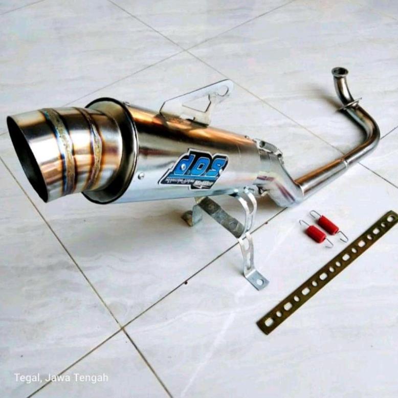 CALVORASUPPLY KNALPOT RACING DOS MIO SPORTY MIO SMILE MIO SOUL BEAT SCOOPY VARIO ORIGINAL