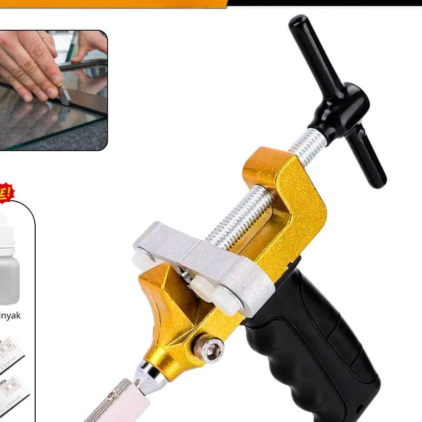 Pemotong Keramik Kaca Tile Cutter Portable Pemotong Kaca Manual