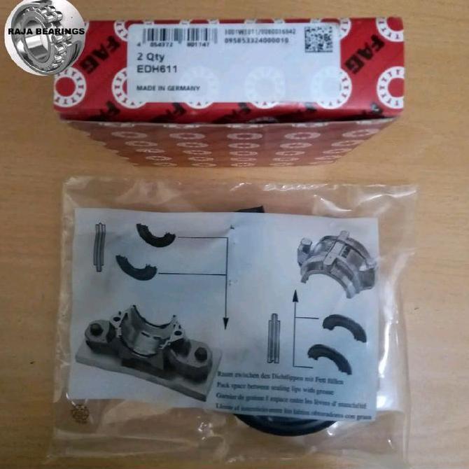 Rubber Seal DH511 = EDH611 FAG GERMANY for Housing SNV100FL pesanan untuk 6set (6dus)