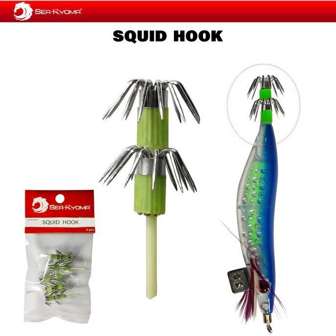 Searyoma Squid Hook - Pancing Cumi