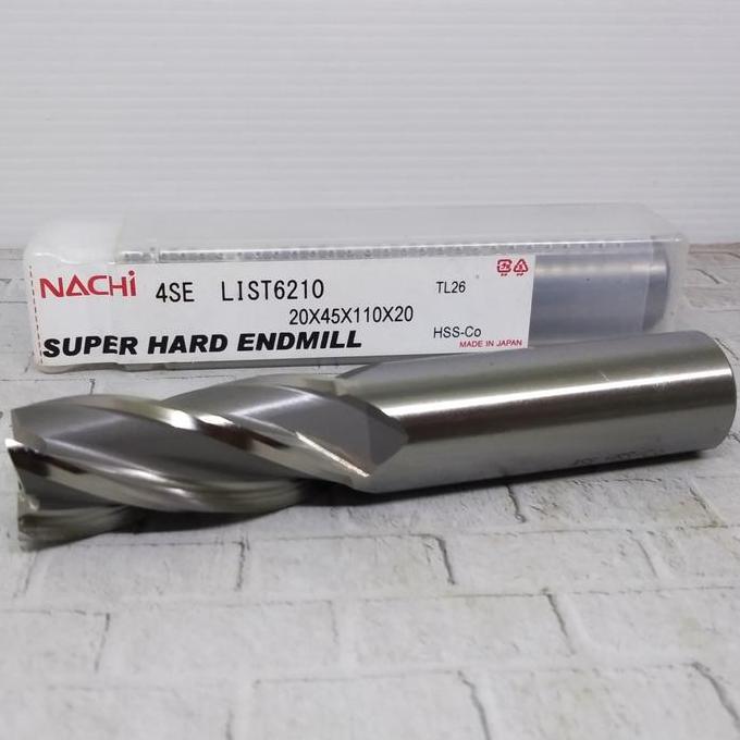 Endmill 20 mm HSS original Nachi Japan baru..Endmill 20mm