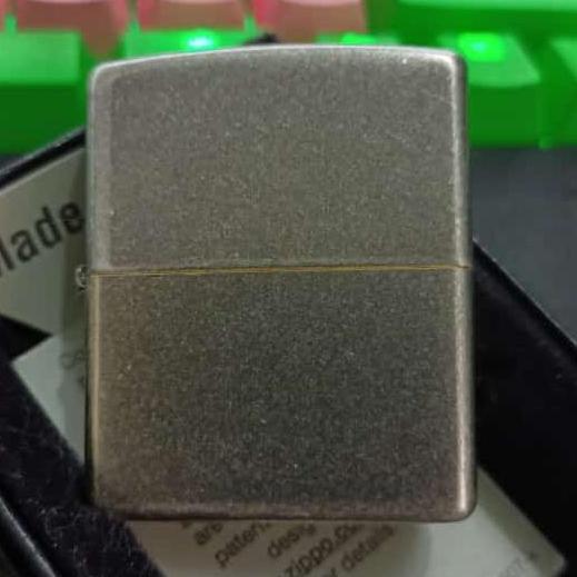 Zippo Original Antique Silver Plate Boncel 121FB MADE IN USA Costumize
