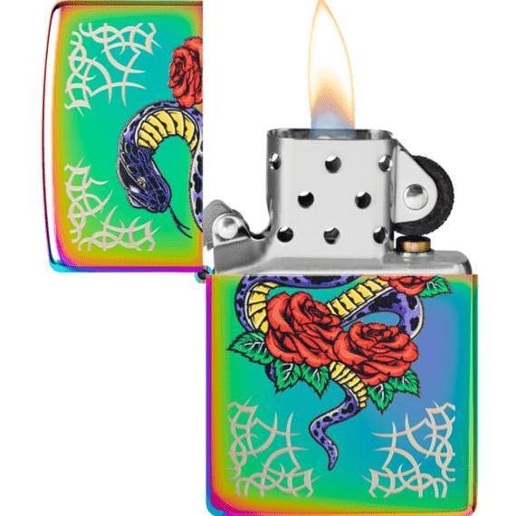 Zippo Rose Snake Design 48395