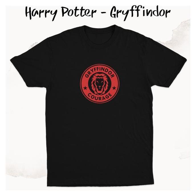 DV71 - Kaos Harry Potter Houses Gryffindor Slytherin Hufflepuff Ravenclaw