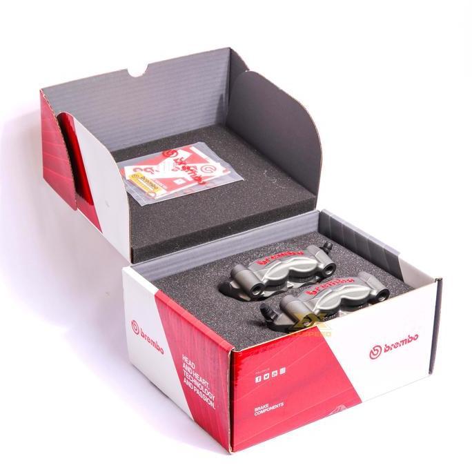 KALIPER BREMBO RADIAL M50 MONOBLOCK MONOBLOK BRAKE CALIPER SET PITCH 100MM RHT LEFT KANAN KIRI 220A8