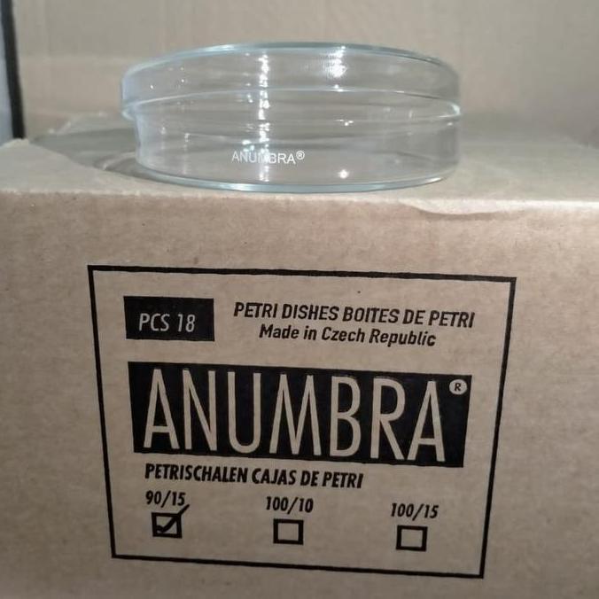 Cawan Petri Kaca 90mm Anumbra. Petridish 90x15mm. Petri 9cm. Cawan Petri 90 X 15 mm Anumbra.