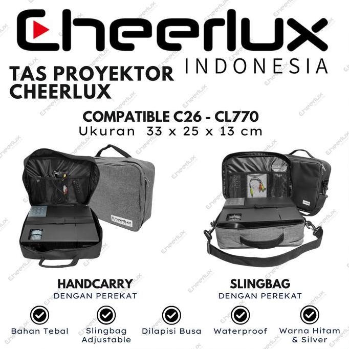 Nach- Tas Proyektor Cheerlux Cl770 Waterproof | Cheerlux Indonesia Tas Projector Cl770