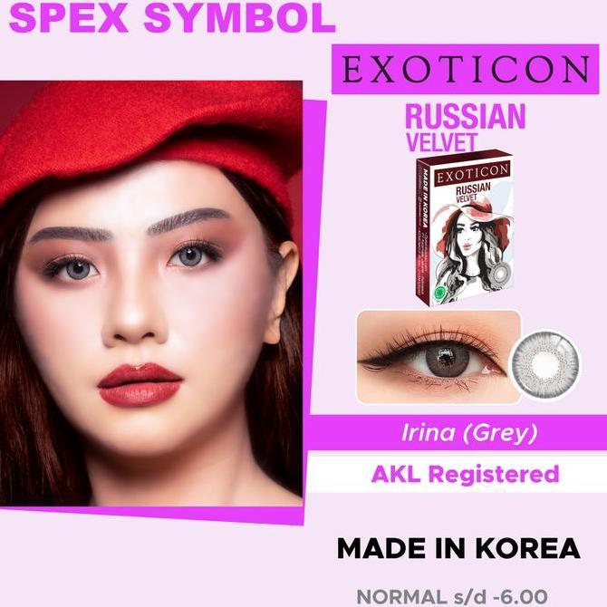 Cod,Bisa- Softlens Russian Velvet_Softlens Exoticon - Spex Symbol | Softlens | Softlens Normal | Sof