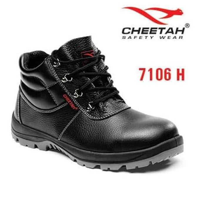 TERLARIS SEPATU SAFETY 7106 H - CHEETAH - DOUBLE SOL POLYURETHANE SAFETY SHOES