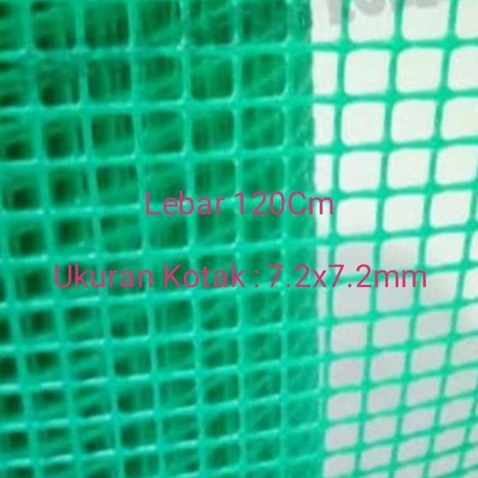 Hobiikan- Kat Mesh Grill Hijau Plastik Pembatas Ikan Sekat Aquarium