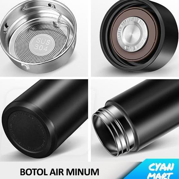 Nicht- Botol Minum Termos Air Panas Dingin Smart Cup Led Thermos Thermometer