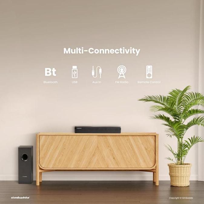 Promo Simbadda Cst 380N Orion Bass - Power Compact Soundbar