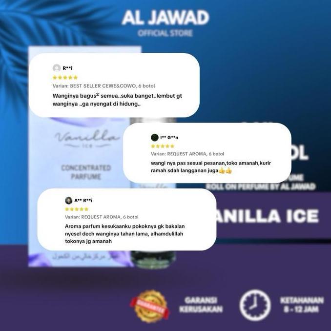 Cod,Bisa- Al Jad - Vanilla Ice Aroma Sweet Vanilla Fruity | Parfum Perfume Minyak Ngi Pria Nita