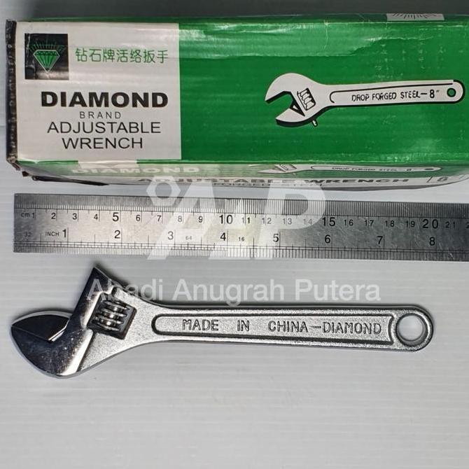 Arifin_dessa - Kunci Inggris 8 inch Adjustable Wrench 8" DIAMOND