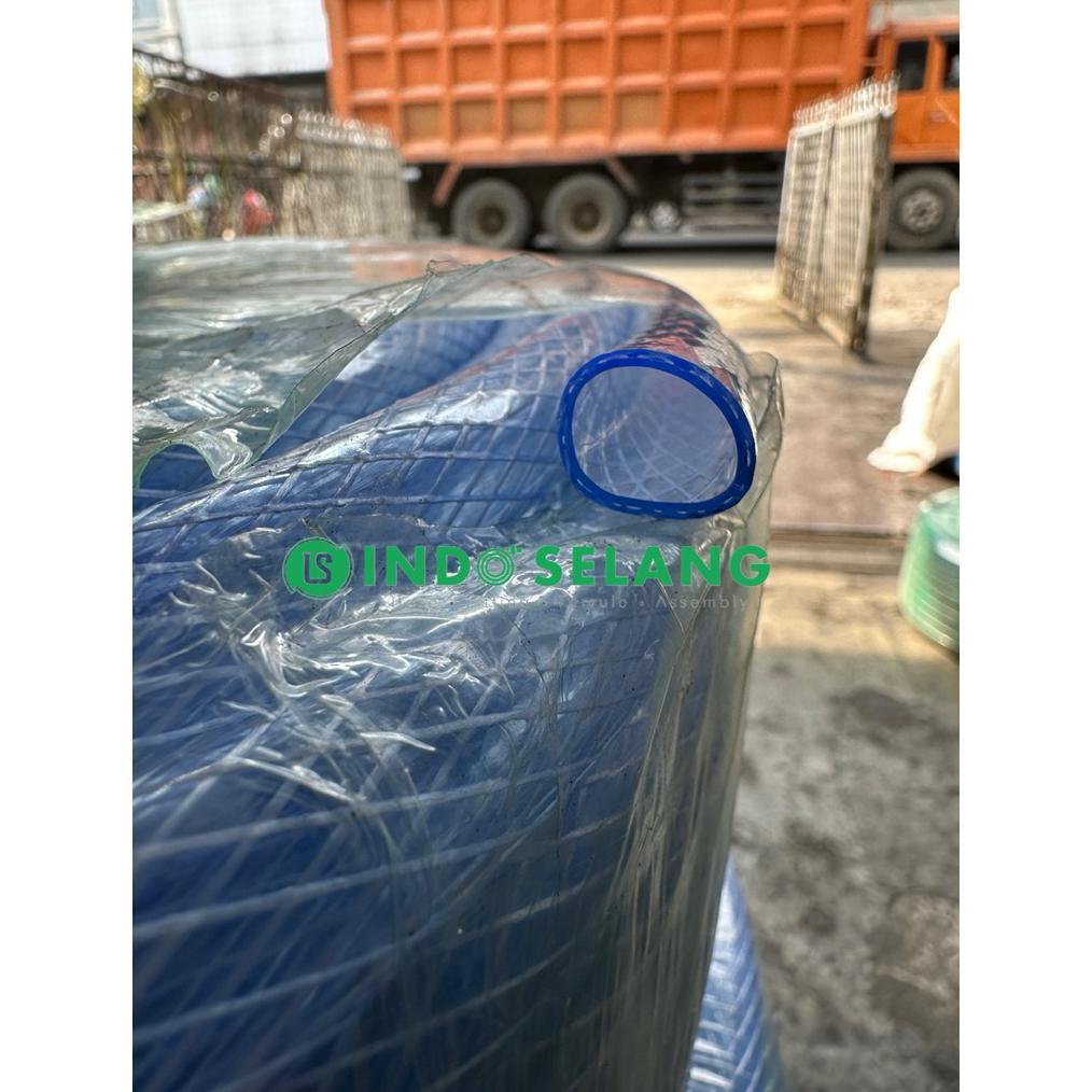 Promo Cod Indoselang - Selang Air Pvc 1/2 , 5/8 , 3/4 , 1 Inch Nylon Benang Bening Transparan Nilon 