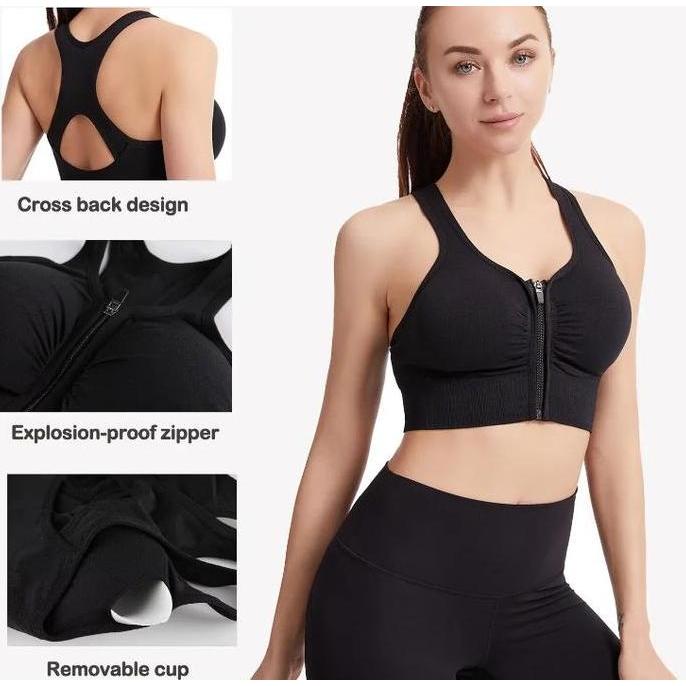 Cod,Bisa- Bra Sport Gym Yoga Push Up Bra Olahraga Nita Tanpa Kat Bh Sport Bh Gym Jumbo Bra Bh31