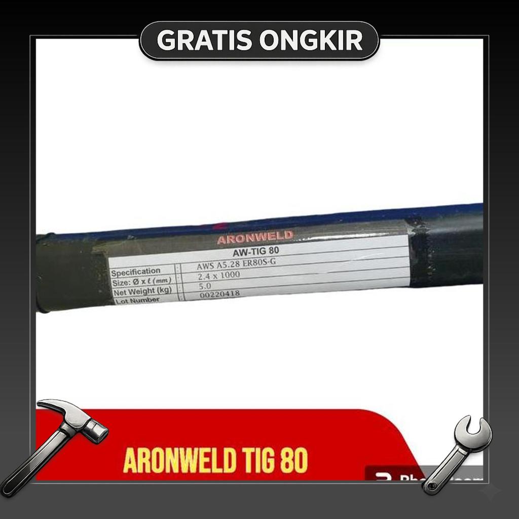 Kawat Las Aronweld Tig 80 | Aws Er80S-G | 2,4Mm