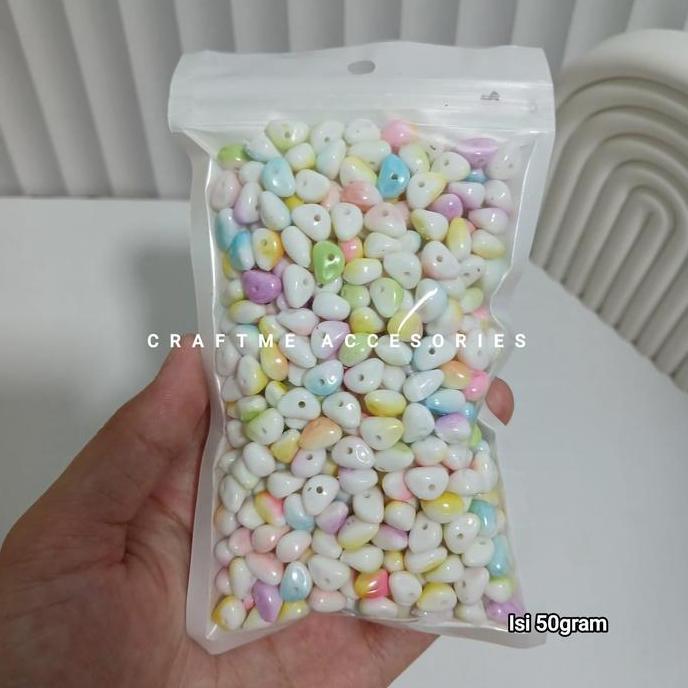Ready COD 50gram Manik Manik Gigi 2 Warna Diy