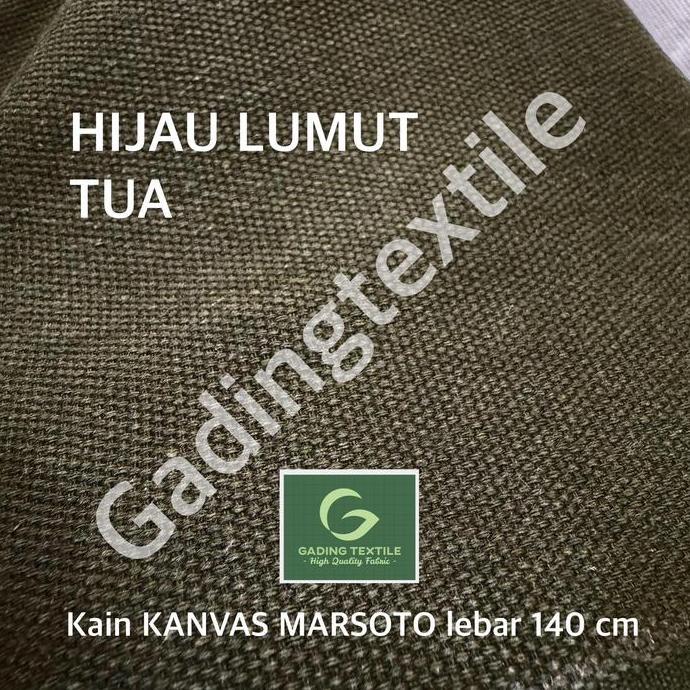 Lengkappoll- ( Per 1 Meter ) Kain Kanvas Canvas Marsoto Tc Tetoron Katun Lebar 140 Cm Rna Putih Bera