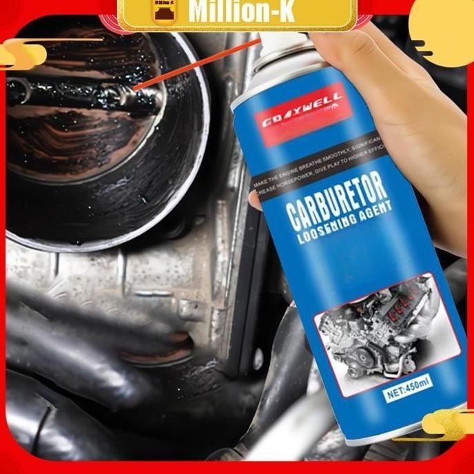 ICHENGO 450ML Pembersih Karbu Carbu Karburator Injeksi Cleaner Karburator Cleaner Motor PROTOK