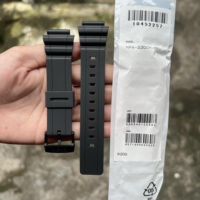 Strap tali jam tangan casio original MRW-S300H 8B band MRW S300H