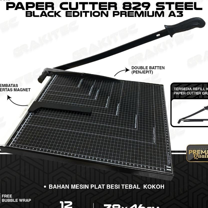 Paper Cutter A3 Alat Potong Kertas Hvs, Sticker, Dos, Pvc Id Card, Yellow Board, Art Paper, Camel, K
