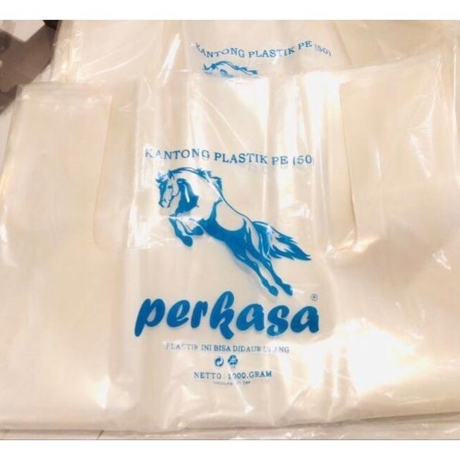 Kantong Plastik Takeaway Pe Bening Jumbo Uk 50 | Kresek Bening Utk Box Kue, Makanan, Catering, Parce