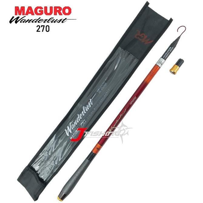 Joran Tegek MAGURO WANDERLUST | 270 s/d 450 | Ruas Pendek | Mini karbon Keiyru