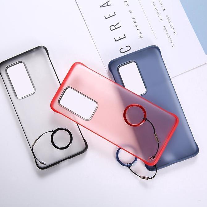 Case Hp  untuk Huawei P40 Pro Casing HARD PC Matte Casing Frame Borderless Frameless Ponsel Cover