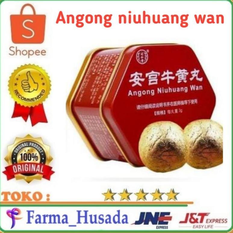 Angkung Kaleng Herbal Obat Stroke Menahun Ampuh Impor Asli 100 % Original Anggong | Angong Niuhuang 