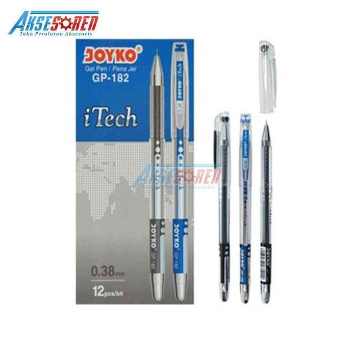 Pulpen I-Tech Gel GP-182 Joyko [1 Pack] / Ballpoint Pena Pen [1 Pak]