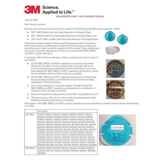 3M Aura 1870+ Masker Medis Surgical Mask N95 - 1 Box isi 20 Masker