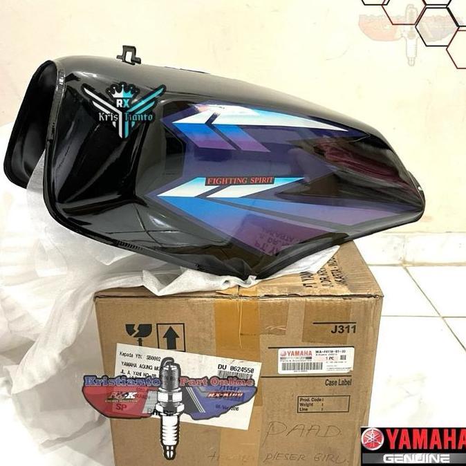 TENGKI ASSY STRIPING RX KING RXKING 2002 HITAM UNGU ORINAL YGP NOS
