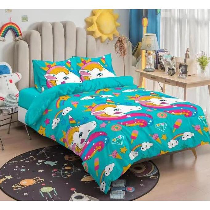 Selimut Anak motif KUDA PONI cantik 140X200 IMPOR termurah