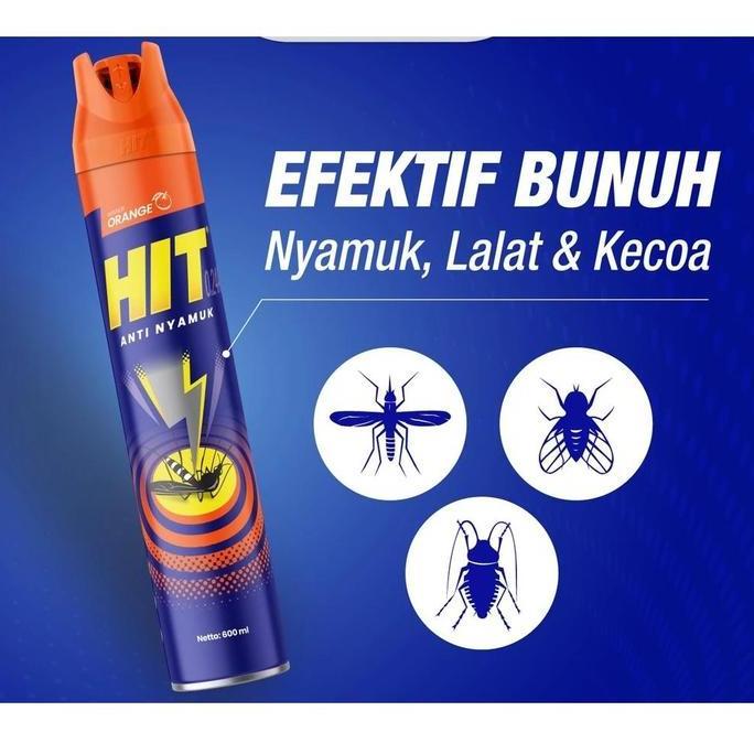 Clenesc- Hit Obat Nyamuk 400Ml / 600Ml Botol Semprotan Anti Nyamuk Kecoa Dan Serangga Murah