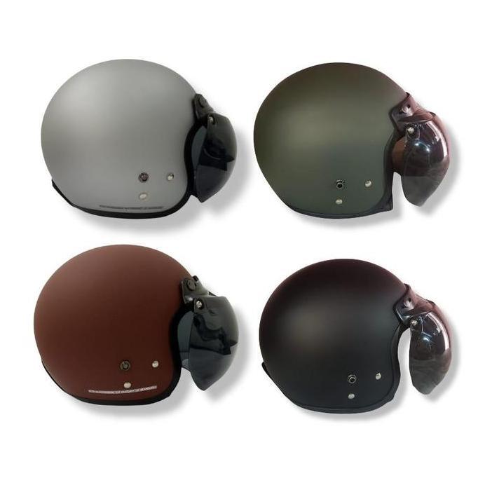 Helm Bogo Retro ANT Classico + Kaca Helm