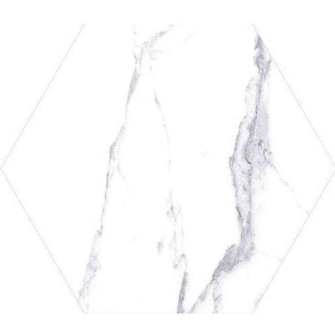 Keramik Roman Lantai Hexagonal GH348076 dCampanili Carrara 34x39 KW 1