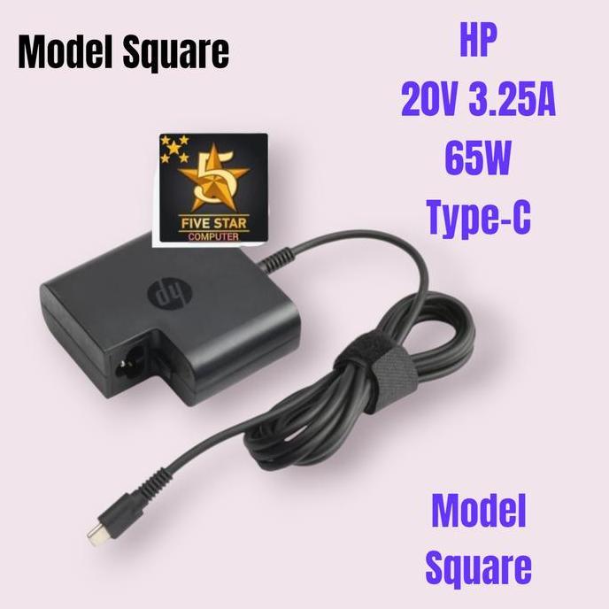 TERBARU - Adaptor Charger Laptop HP Spectre X360 14-ef0003TU Type C 65W