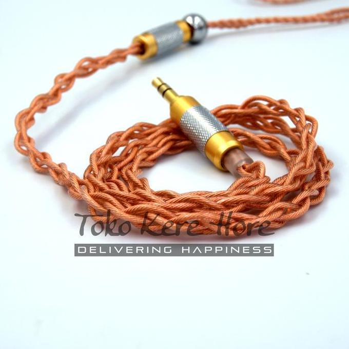 JC Ally JC04 Rose Gold - Earphone Cable Upgrade NON MIC [Terbaik]