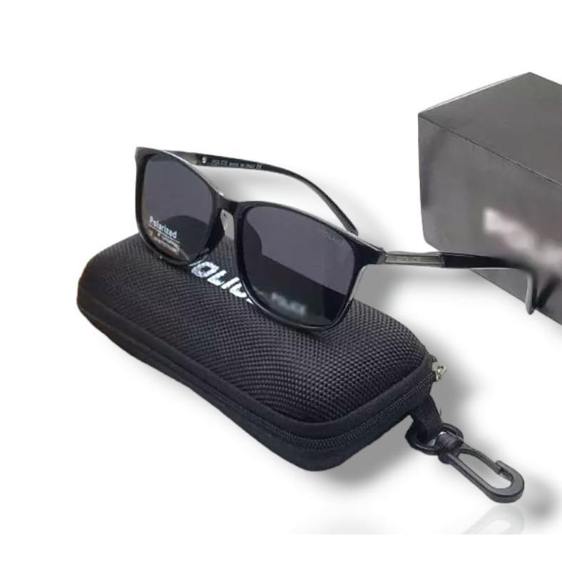 Sales Kacamata Polarized Lensa Anti Radiasi Frame Police / Kaca Mata Hitam Pria Dan Wanita