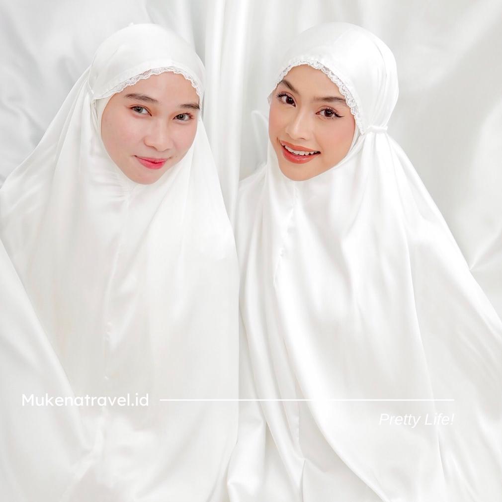 Mukena Premium Silk (Free Sajadah) | Prayer Set Pretty Silk | Mukena Traveling
