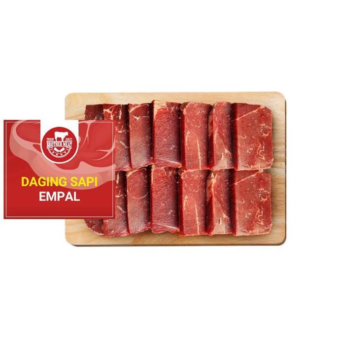 SAFRINAAAA5 - DAGING SAPI EMPAL BEKU 1KG - BROTHERMEATSHOP