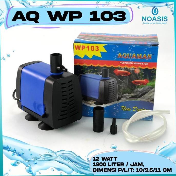 POMPA AQUARIUM CELUP WATER PUMP AQUAMAN WP 103 WP-103 LOW WATT