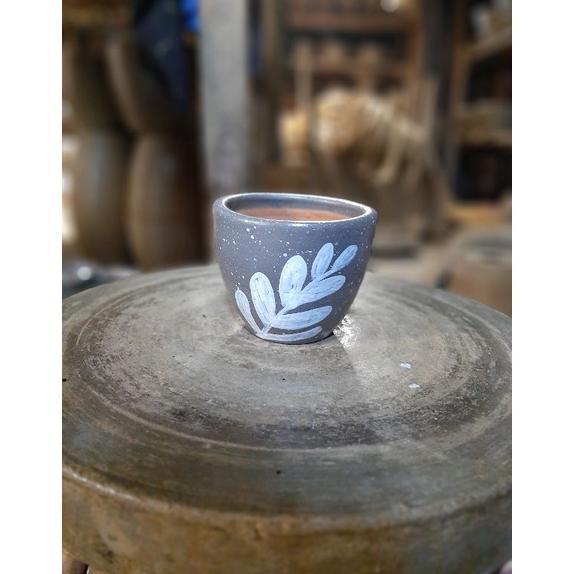 Promo Cod Pot Marble Lukis Tanah Liat Untuk Kaktus ><