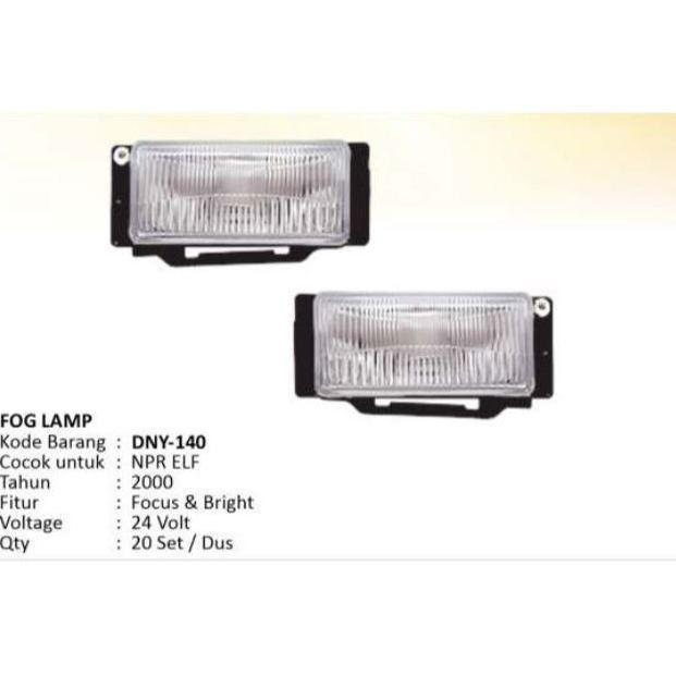 Dny Fog Lamp Lampu Kabut Untuk Isuzu Panther Npr Elf 2000 Set Original 140