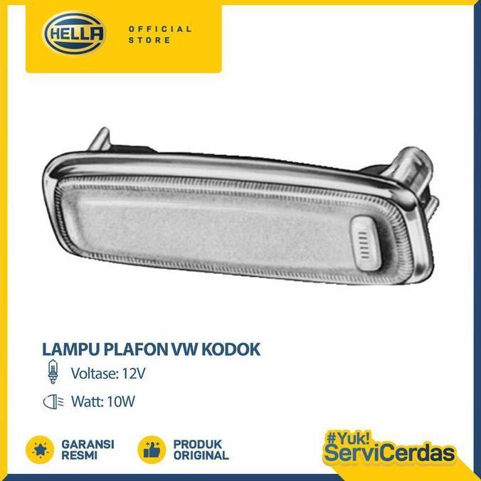 Lampu Mobil Hella Plafon Vw Kodok