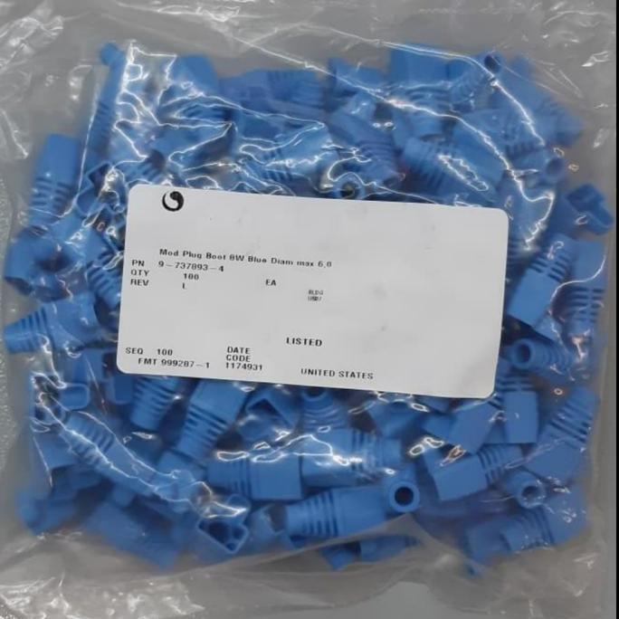 TERLARIS AMP / COMMSCOPE PLUG BOOT CAT 6 ORINAL @ 100 PCS