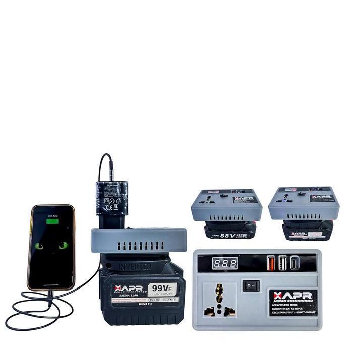 TERBARU - XAPR Inverter genset baterai LXT ke listrik 220volt pengubah baterai jadi listrik alat dar
